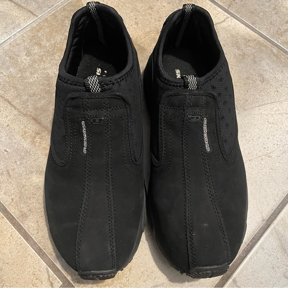 Skechers Men Slip On Sneakers Size 7 Black Excellent condition